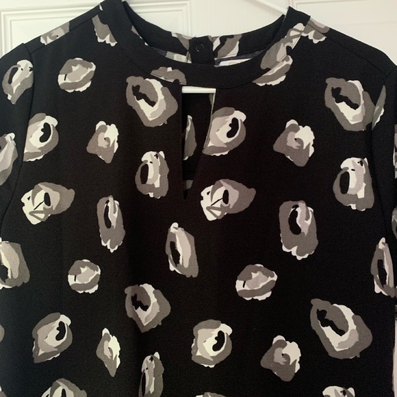 Mud Pie Crepe Black Dress - Picture 2 of 6